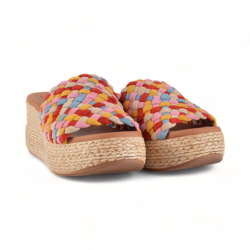 SANDALIA PALA TRENZA MULTICOLOR 241316