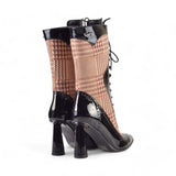 BOTIN CHAROL ESTAMPADO 84437A