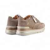 SNEAKER CUÑA CREMALLERA TAUPE SS24-11