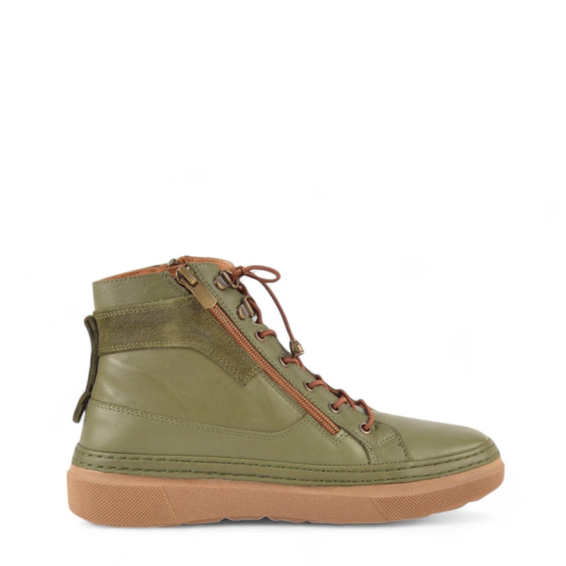 BOTIN CORDON CREMALLERA OLIVE 21-504