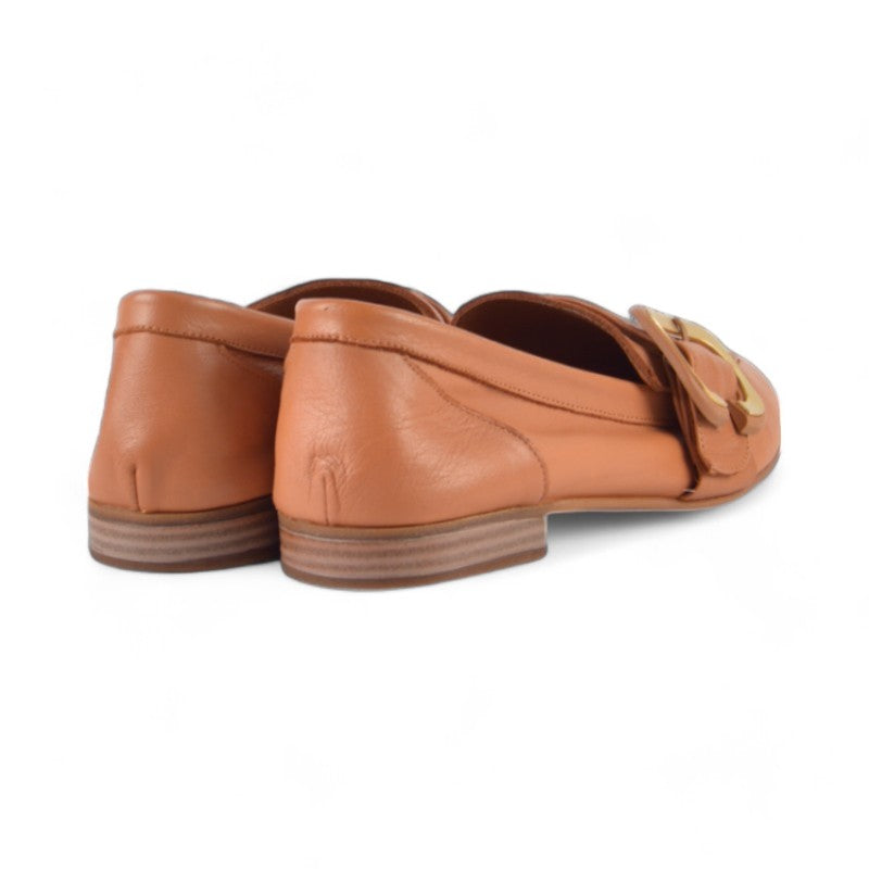 MOCASIN PIEL HEBILLA CUERO 24655