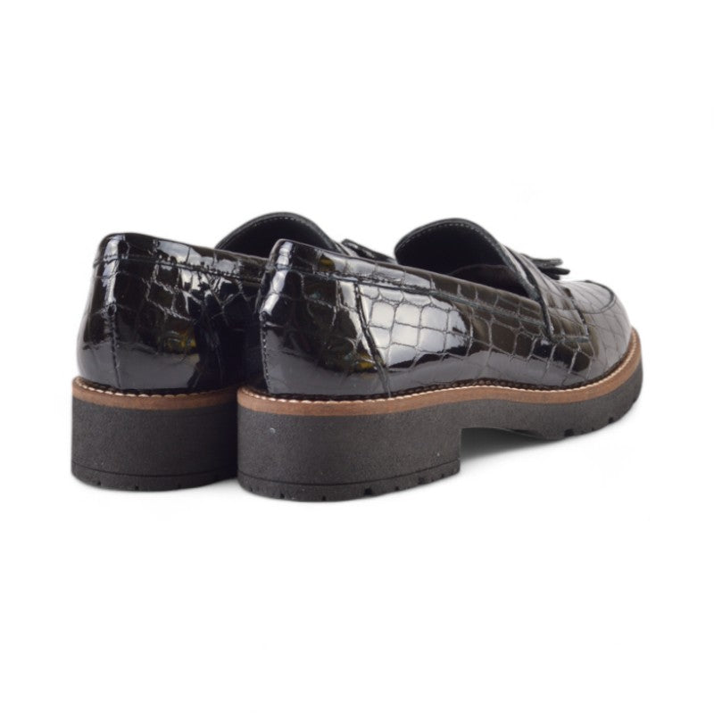 MOCASIN BORLAS NEGRO 10080