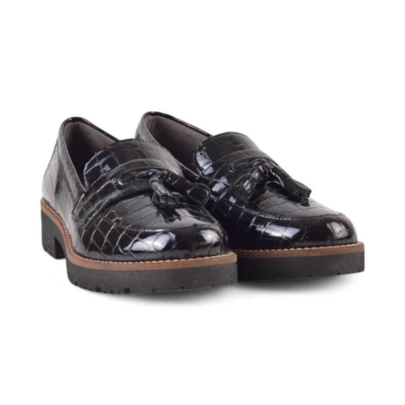 MOCASIN BORLAS NEGRO 10080