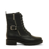 BOTIN CORDONES HEBILLA ZIP NEGRO 50355