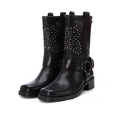 BOTIN BIKER TACHAS NEGRO 142999