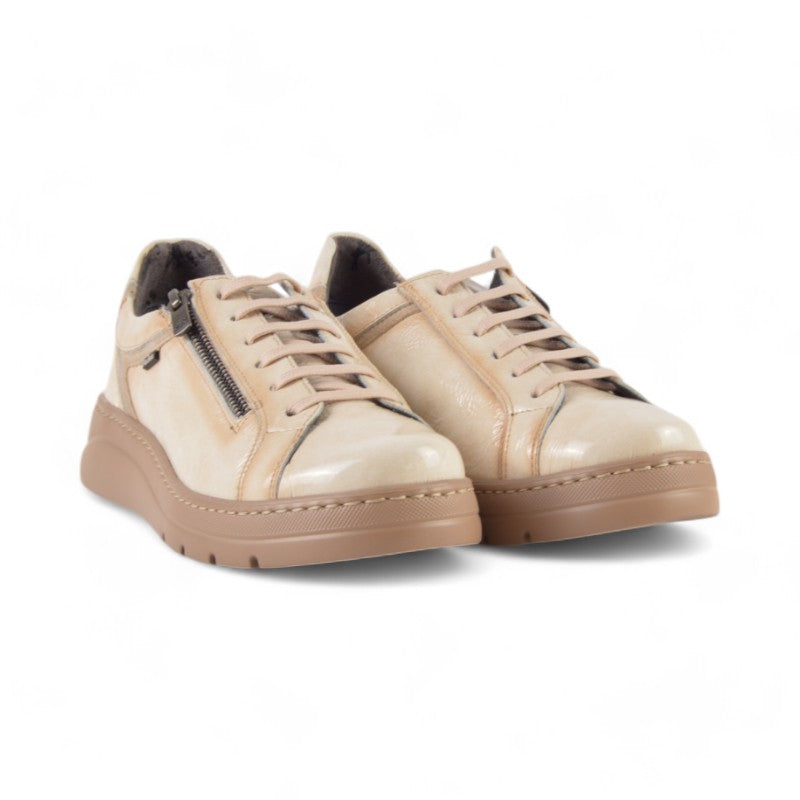 CASUAL CREMALLERA CHAROL BEIGE F1666