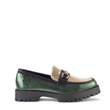 MOCASIN SNAKE VERDE ORO 459H771