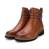 BOTIN CORREA TACHAS CAMEL 161719