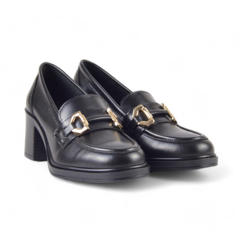 MOCASIN TACON CADENA NEGRO 5816