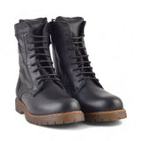 BOTIN CORDONES PIEL NEGRO C205