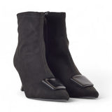 BOTIN ANTE APLIQUE NEGRO 2518