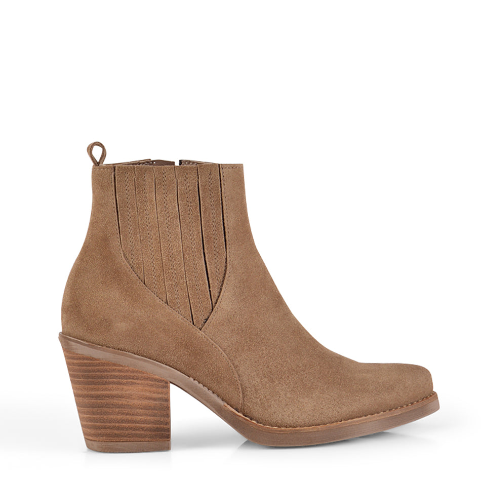 BOTIN CAMPERO ELASTICO TAUPE 5142