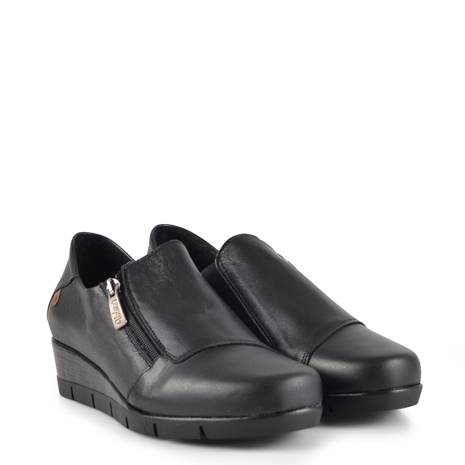 MOCASIN CREMALLERA NEGRO 9510