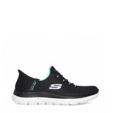 SLIP INS SUMMITS BLACK TURQUOISE 150123