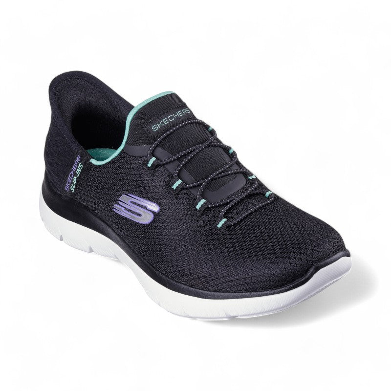 SLIP INS SUMMITS BLACK TURQUOISE 150123