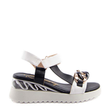 SANDALIA ESLABON COMBI BCO NEGRO 85674A