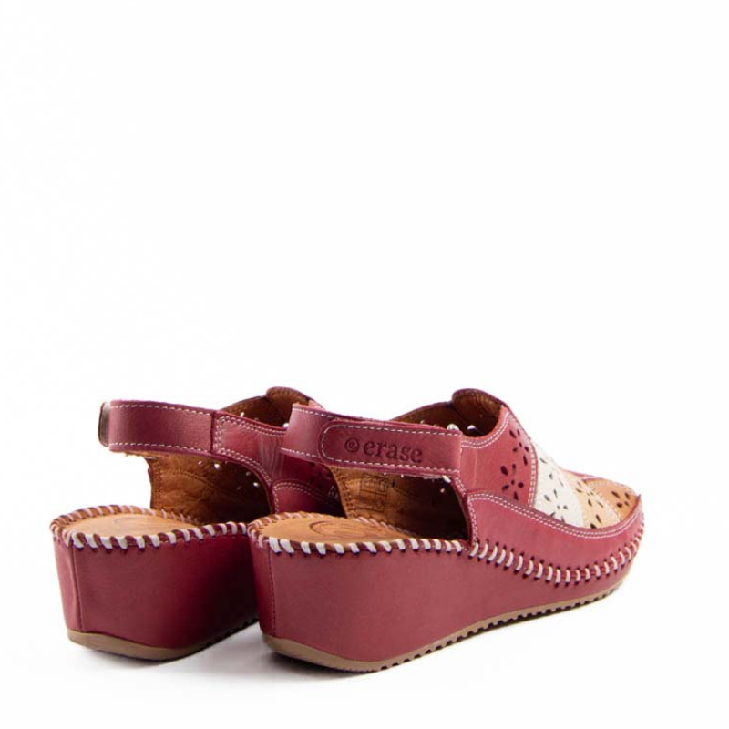 SANDALIA ABOTINADA COMBI BURDEOS 793-60