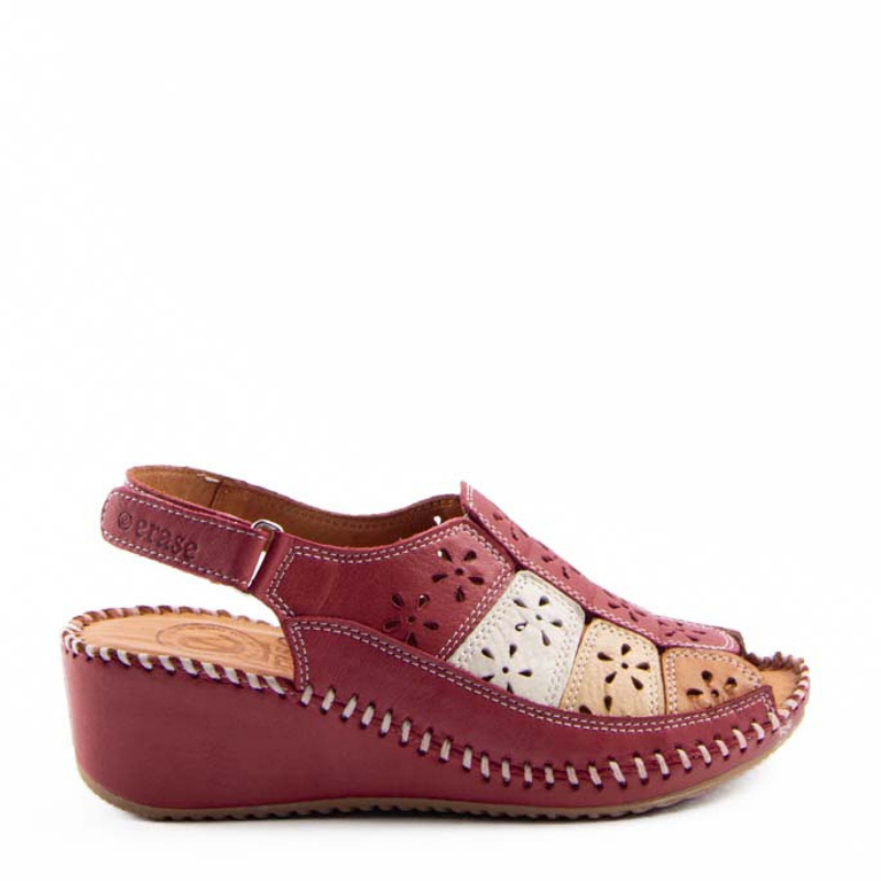 SANDALIA ABOTINADA COMBI BURDEOS 793-60