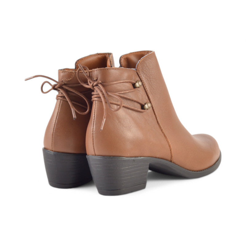 BOTIN CUERDA TOBILLO MARRON 71605