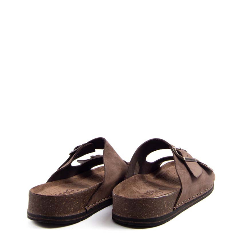 SANDALIA BIO HEBILLAS TESTA MORO 50050