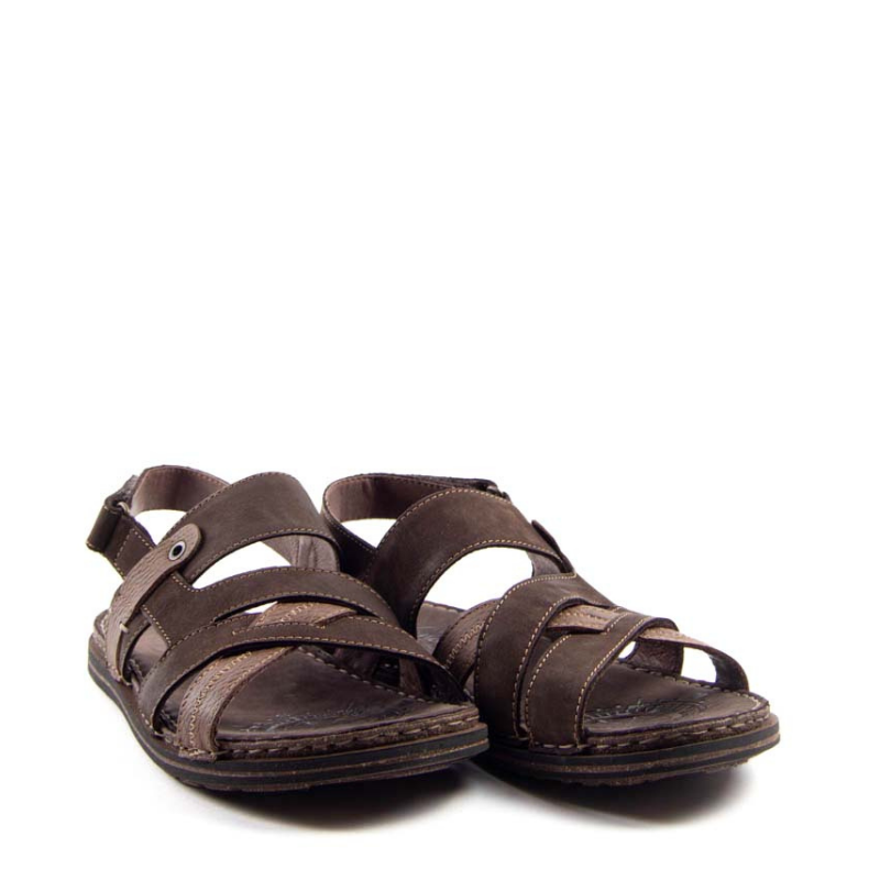 SANDALIA TIRAS VELCRO MORO 28200
