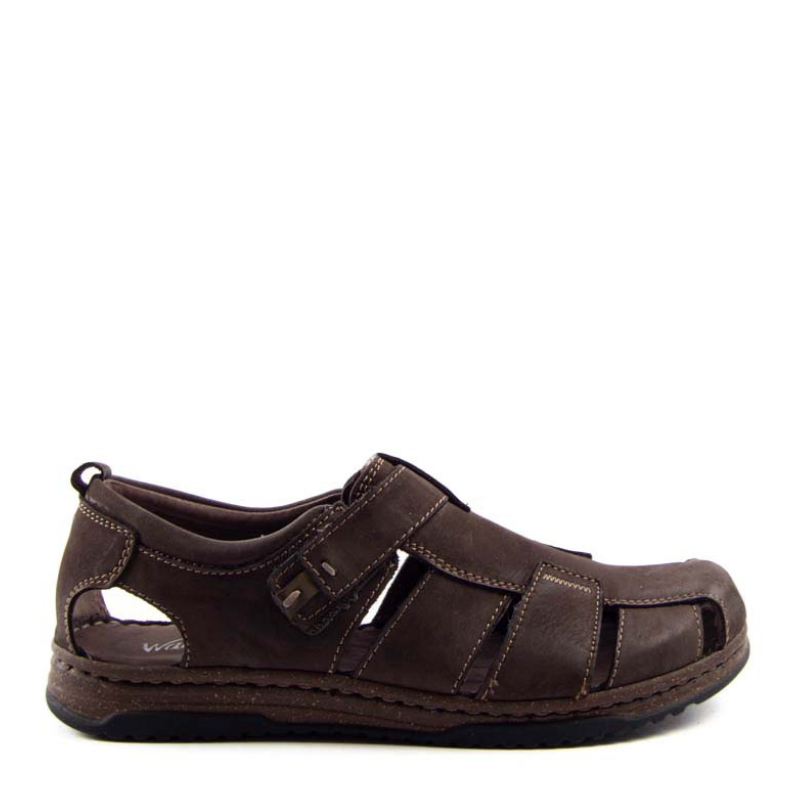 SANDALIA CERRADA VELCRO MORO 40760