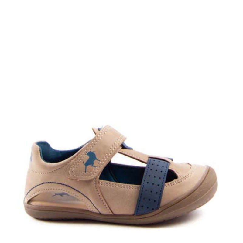 SANDALIA NIÑO VELCRO TAUPE  46253