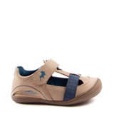 SANDALIA NIÑO VELCRO TAUPE  46253