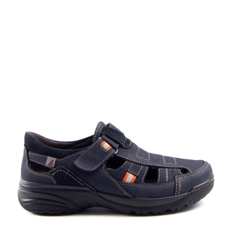 SANDALIA CERRADA NOBUK JEANS 16250ST
