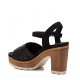 SANDALIA RAFIA TACON NEGRO 172704