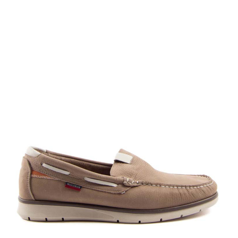 NAUTICO MOCASIN NOBUCK BEIGE 4226