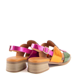 SANDALIA CIRCULOS MULTI FUXIA 2684