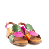 SANDALIA CIRCULOS MULTI FUXIA 2684