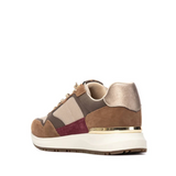 SNEAKER CORDON COMBI TAUPE 144206