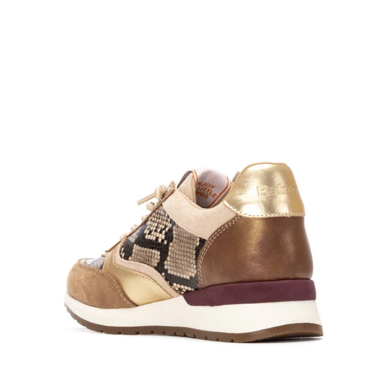 SNEAKER SNAKE ELASTIC BEIGE 172960