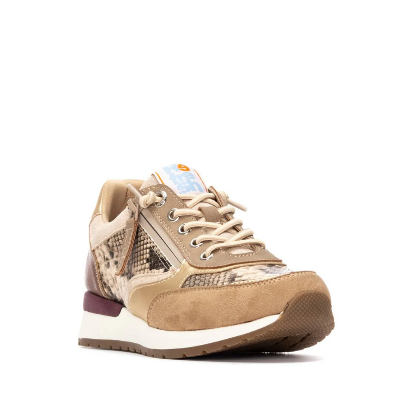 SNEAKER SNAKE ELASTIC BEIGE 172960