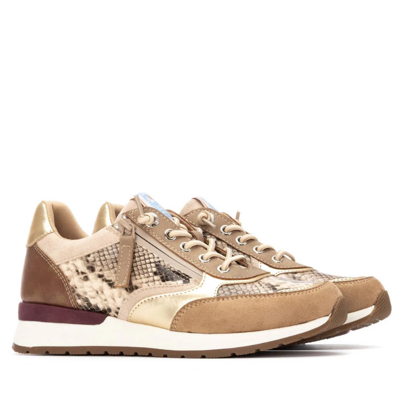 SNEAKER SNAKE ELASTIC BEIGE 172960