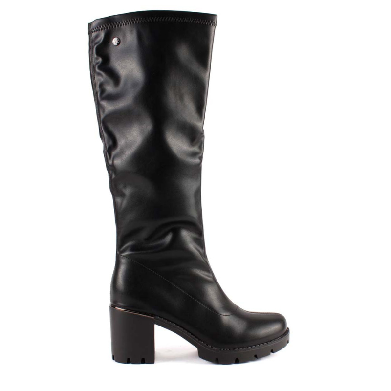 BOTA STRETCH PLATAFORMA NEGRO 612