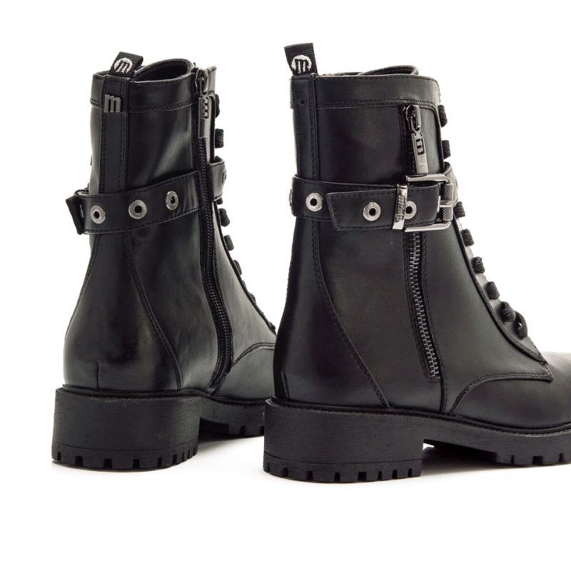 BOTIN CORDONES HEBILLA NEGRO 54771