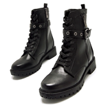 BOTIN CORDONES HEBILLA NEGRO 54771