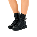 BOTIN CORDONES HEBILLA NEGRO 54771