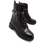 BOTIN CORDONES HEBILLA NEGRO 54771