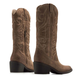 BOTA CAMPERA BORDADO TAUPE 59794