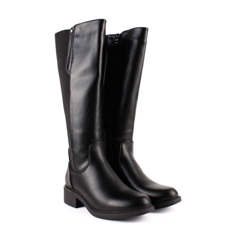 BOTA CAÑA ELASTICO NEGRO AZS29511