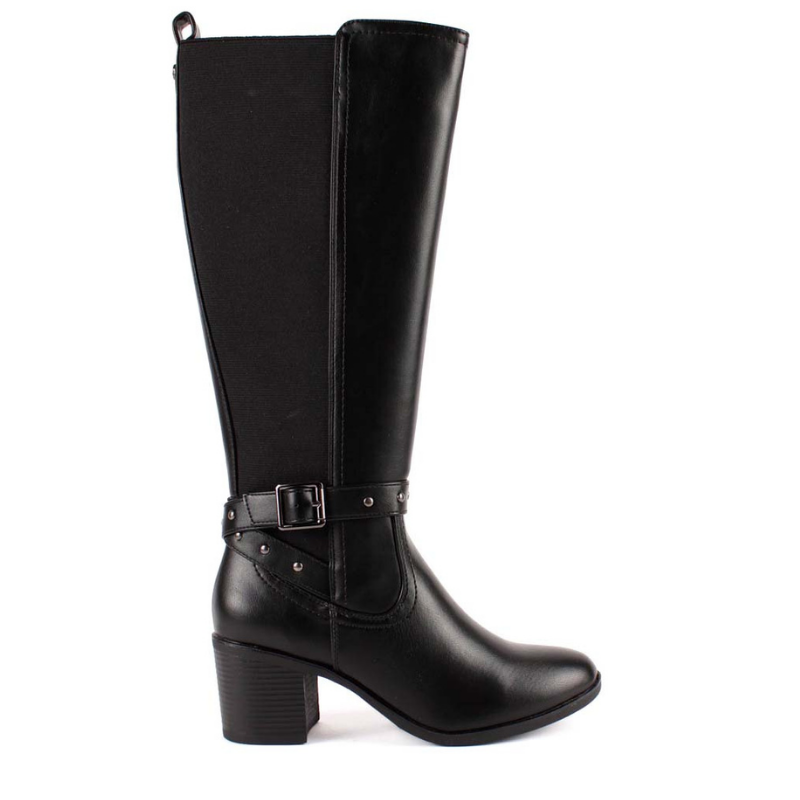 BOTA ELASTICO HEBILLA NEGRO ASY29538