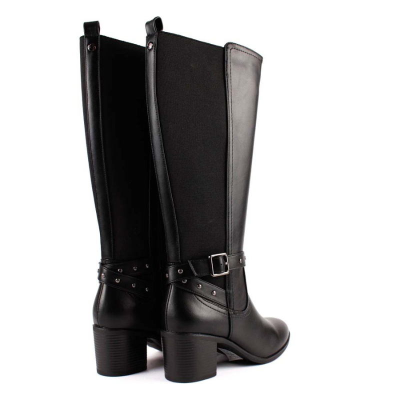 BOTA ELASTICO HEBILLA NEGRO ASY29538