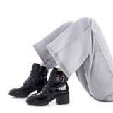 BOTIN CORDONES CHAROL NEGRO 144275