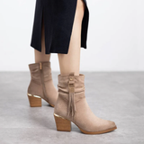 BOTIN CAMPERO FLECOS CAMEL 144461