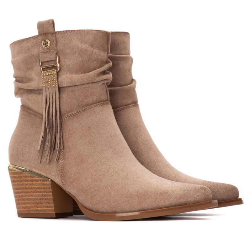 BOTIN CAMPERO FLECOS CAMEL 144461