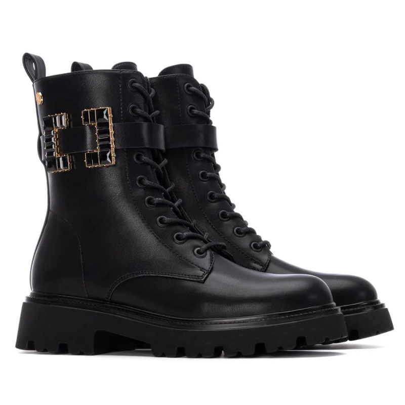 BOTA MILITAR ADORNO NEGRO 144431
